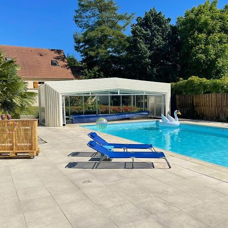 L'Annexe- Guest House Avec Piscine Studio Avec Coin Chambre Rosny-sur-Seine Exterior photo